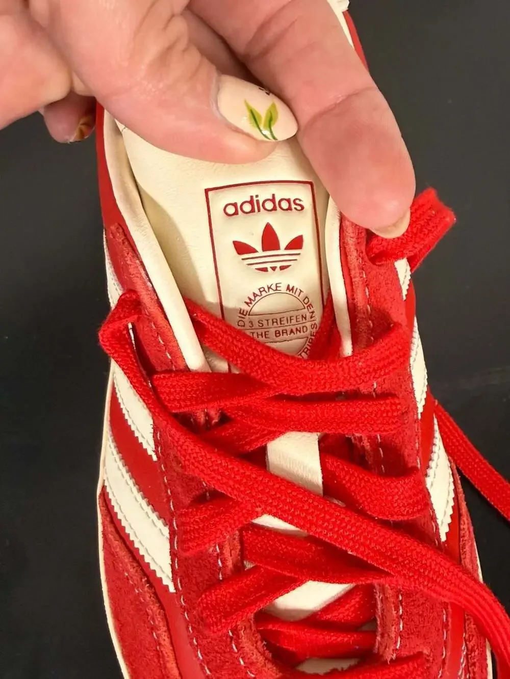 Adidas Gazelle Indoor Sneakers Red/White Size 5